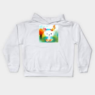 weiß Bärchen Kids Hoodie